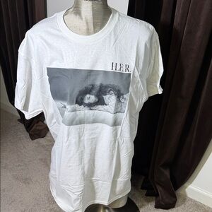 White Graphic T-Shirt for Men